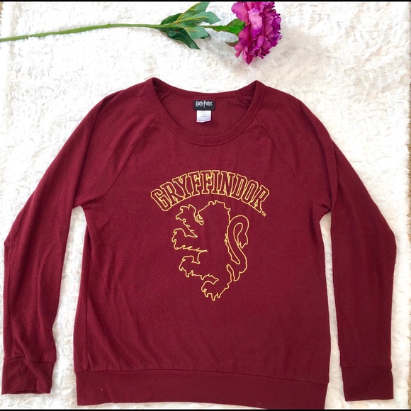 Harry Potter Tops - Harry Potter Gryffindor Crew Neck Sweatshirt
